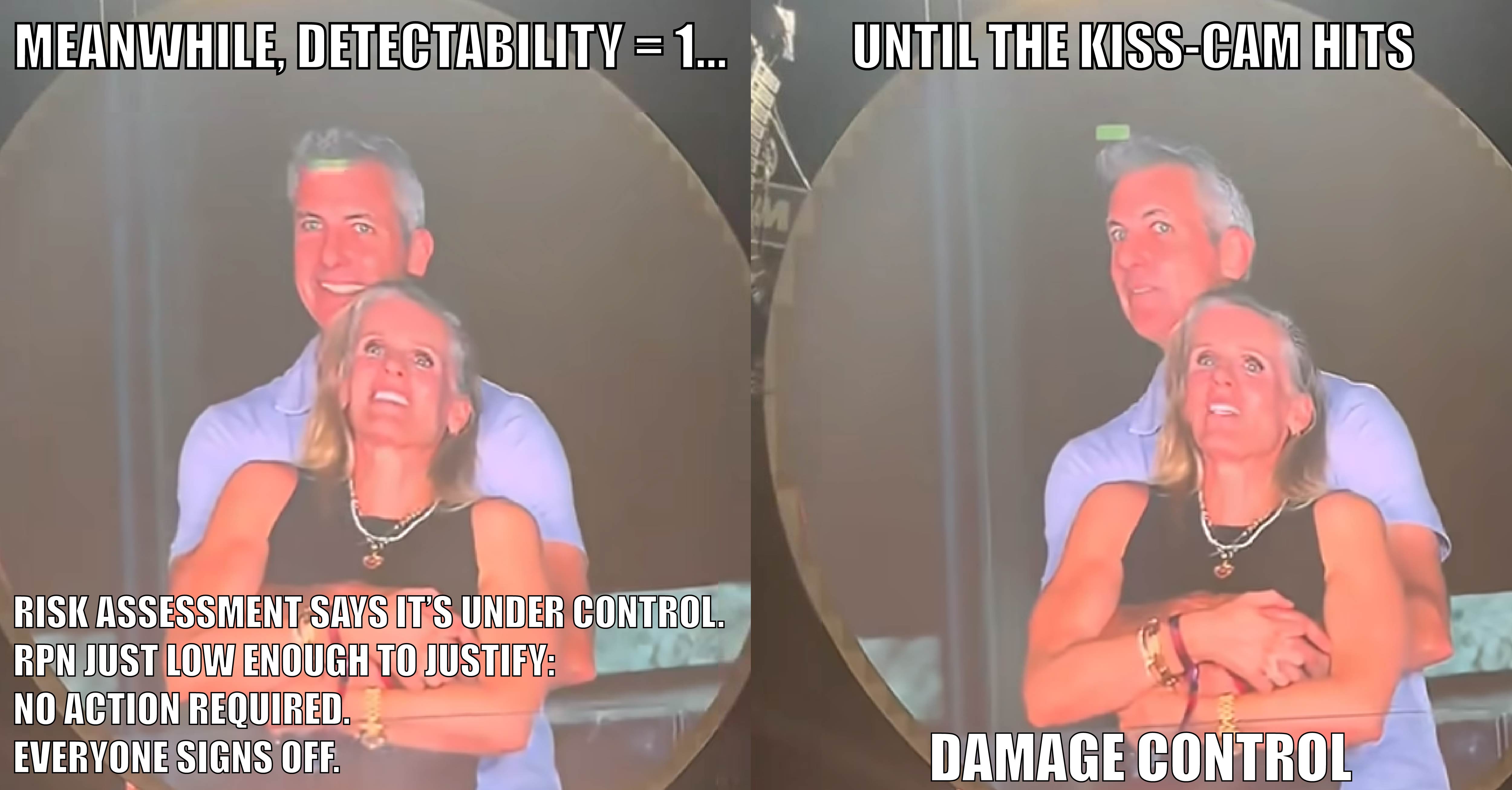Meme of viral Astronomer CEO kiss-cam