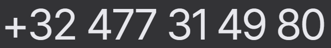 Telephone number as image